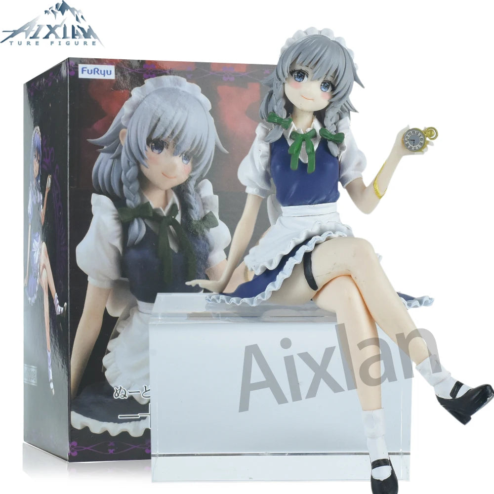 16CM Touhou Project Аниме Фигурка Izayoi Sakuya PVC екшън фигурка Колекционерски модел играчки Детски подарък Анимационни орнаменти Кукла