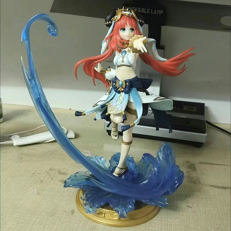Genshin Impact Nilou Floral Dancer Action Figure PVC Model Statue Elegant Pose Game Collectible Desktop Decoration Toy Boys Gift