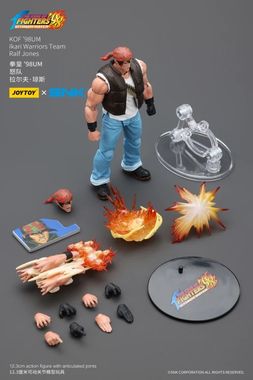 【Shipment at month-end】JOYTOY King of Fighters 98UM Kusanagi Kyo Nikaido Hongmaru Omen Goro The protagonist team Action doll