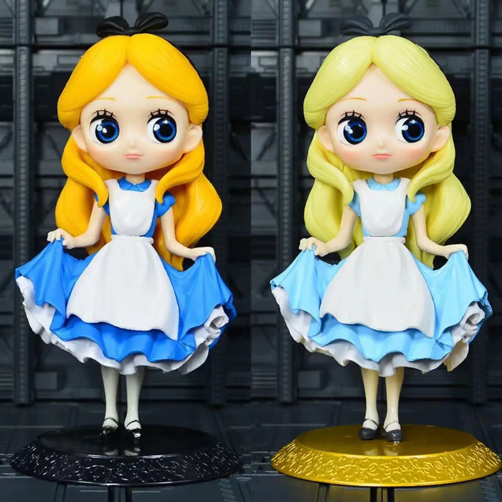 11cm Disney Alice In Wonderland Action Figure Model Anime Mini Decoration PVC Collection Figurine Toy Model For Kid Girl Gift