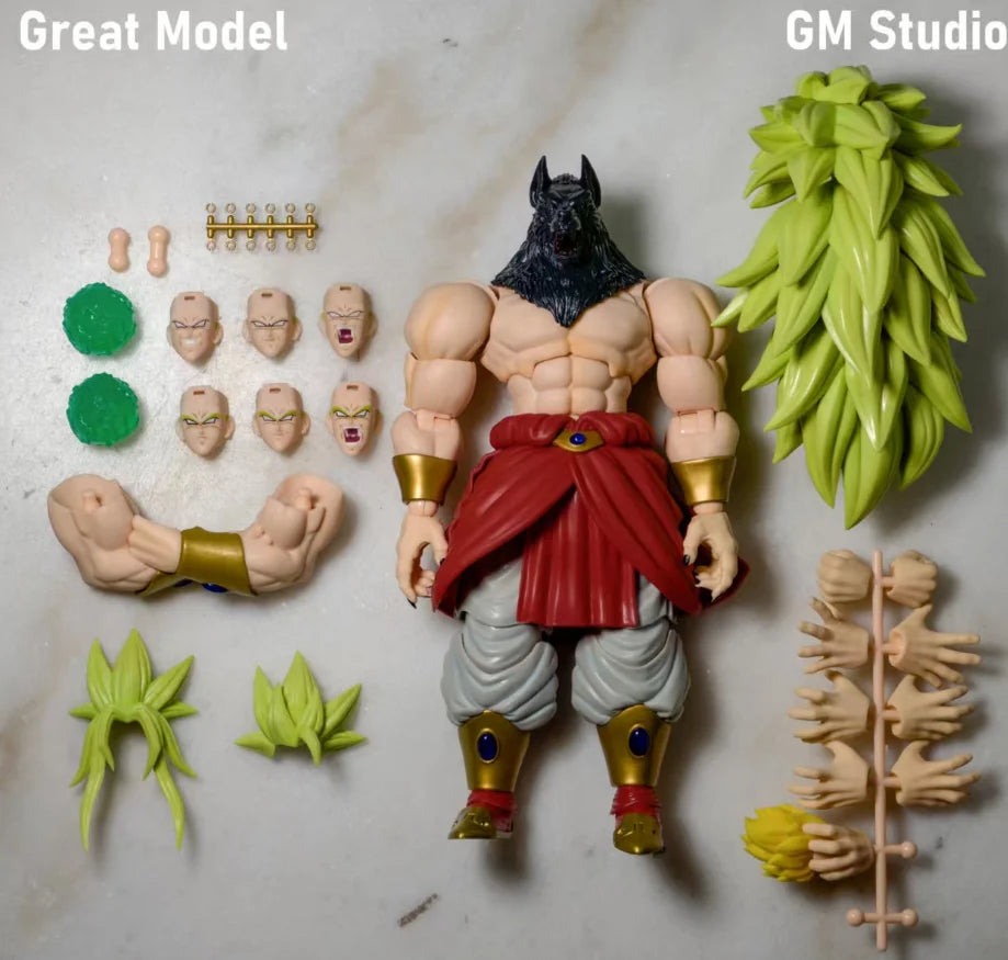 Great Model GM Studio New Beast God Kong Dragon Ball SHF Broli Super Saiyan Nordic God Fenrir B010L B011L B012L Action Toys