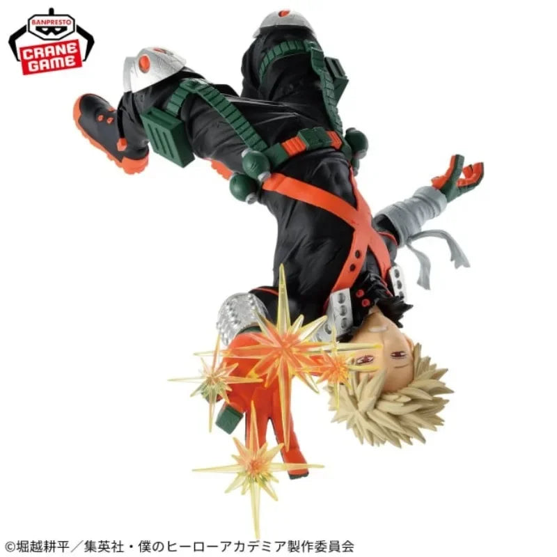 Bandai Original BANPRESTO Anime My Hero Academia Bakugou Katsuki PVC Action Figure Collectible Model Toy Gifts