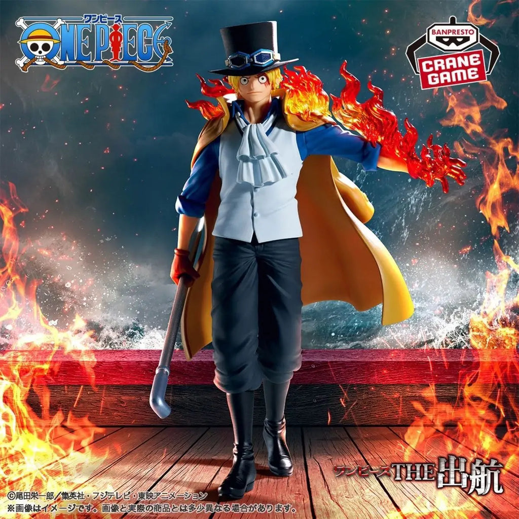 In Stock Original BANDAI BANPRESTO ONE PIECE Sabo PVC 17cm Anime Character Action Figure Model Collection Toys Gifts