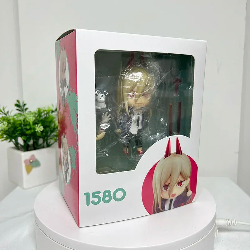 10cm LookUp Chainsaw Man Anime Figure Aki Hayakawa/Makima Action Figure Power/Denji Figurine Collectible Model Doll Toys Gifts