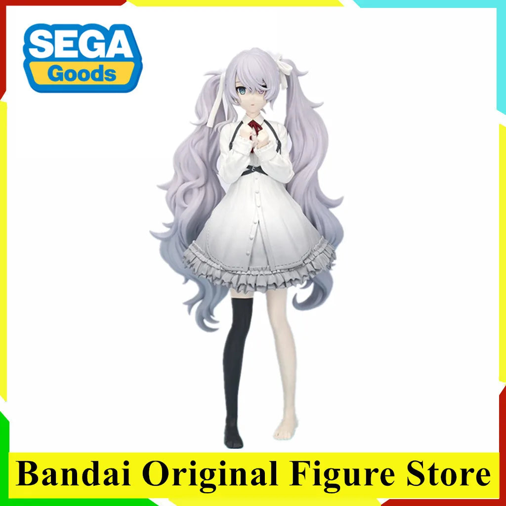 Original SEGA Hatsune Miku Kagamine Len Rin Megurine Luka MEIKO KAITO Anime Figure Toys Desktop×Decorate Collections PVC Model
