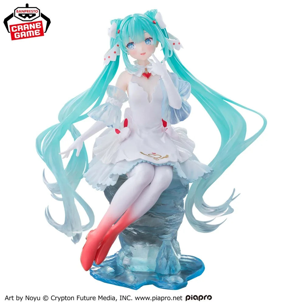 In Stock Bandai Original Genuine Banpresto Evolve Clearluxe Hatsune Miku Clione Ver 18cm Collections Model Toys BPEV Figure Gift