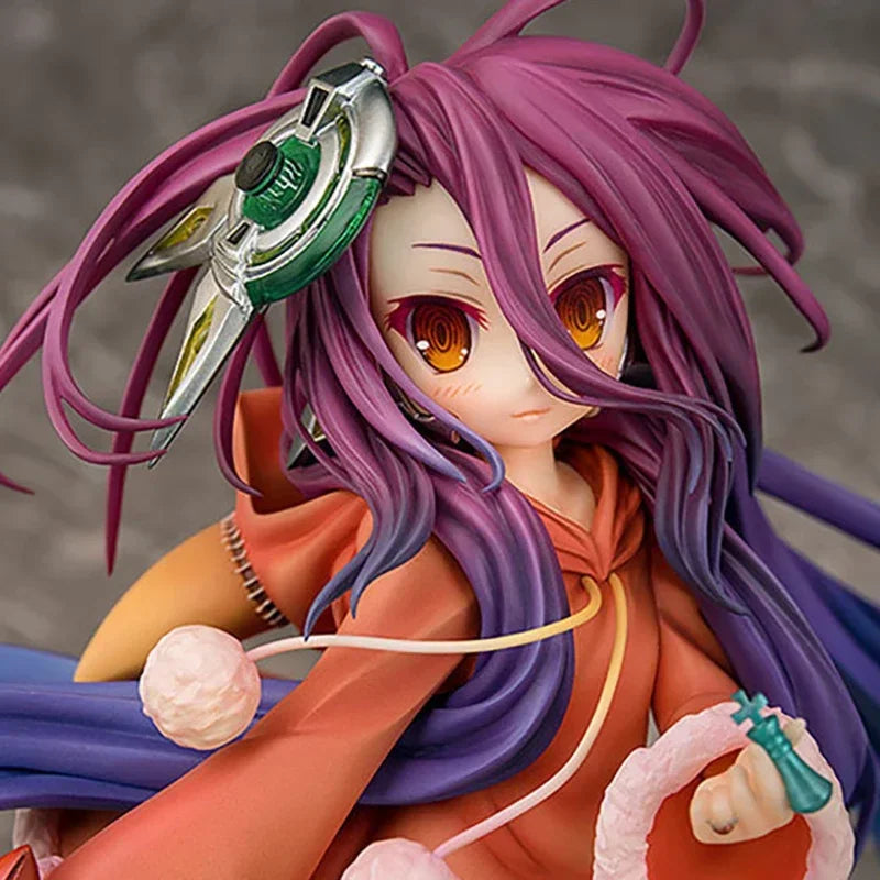 No Game No Life Figuren Zero Shiro Stephanie Dola 22cm Anime Modell Puppen Figuren Action Schwi Jibril Fairy Shampoo Figur