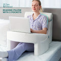 Gaming-Armlehnenkissen, Memory Foam-Lesekissen, übergroßes Stützkissen, abnehmbarer, waschbarer Bezug, Unterstützung für lange Sitzungen,