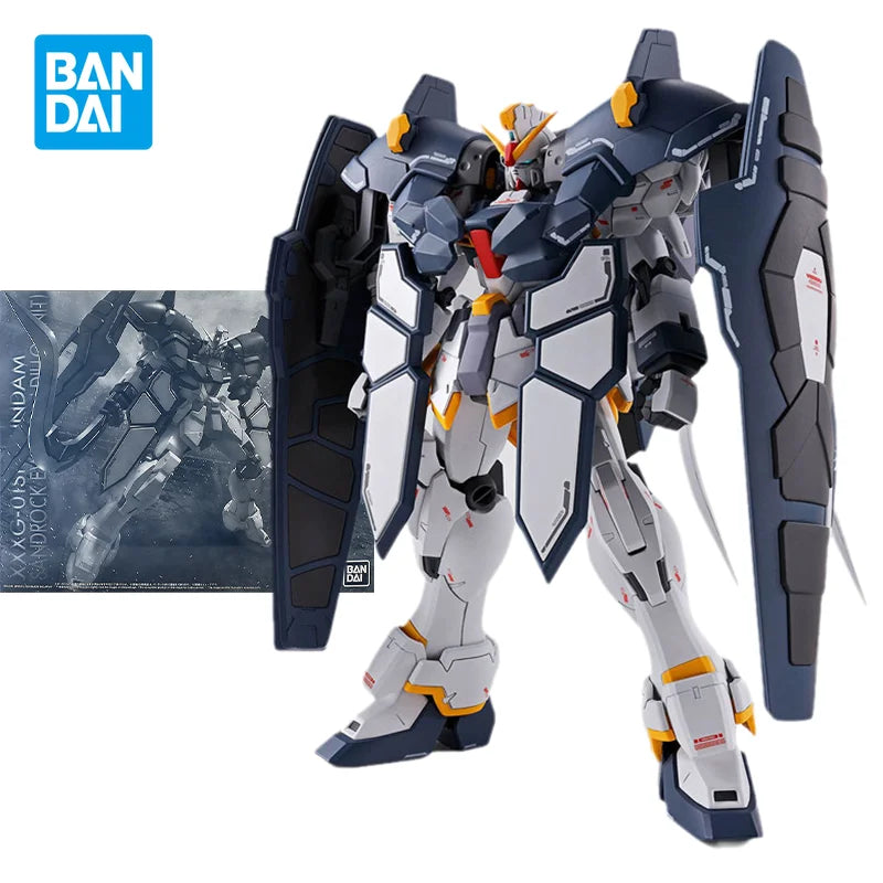 Bandai Original GUNDAM PB MG 1/100 XXXG-01SR Sandrock Anime Action Figure Assembly Model Toys Model Gifts for Children