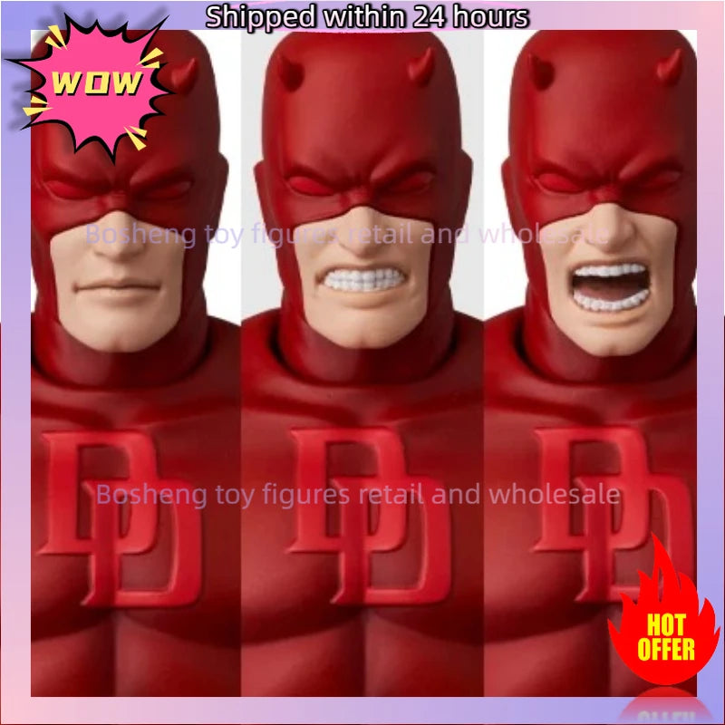 Original Medicom Toy Reissue Mafex No.223 Daredevil Comic Ver Mafex 223 Anime Action Collection Figures Model Toys