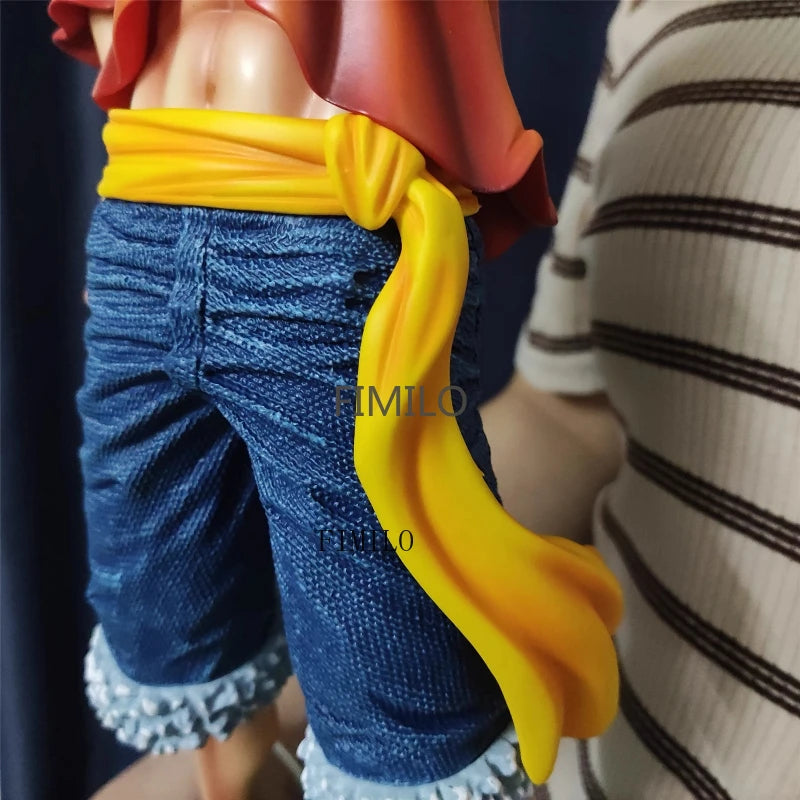41 cm große One Piece Luffy Actionfigur Monkey D. Luffy Figur Gear 4 Großes Handmodell PVC-Sammlerstück Peripheriegeräte Statue Ornament Spielzeug