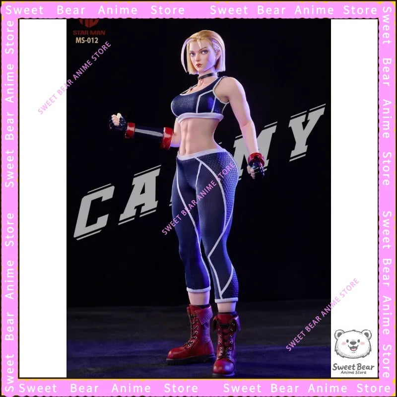 In Stock STARMAN 1/6 MS-012 Female Agent-Blue Silicone Soldier Action Figure Anime Model Trendy Toys Desktop Doll Collectibles