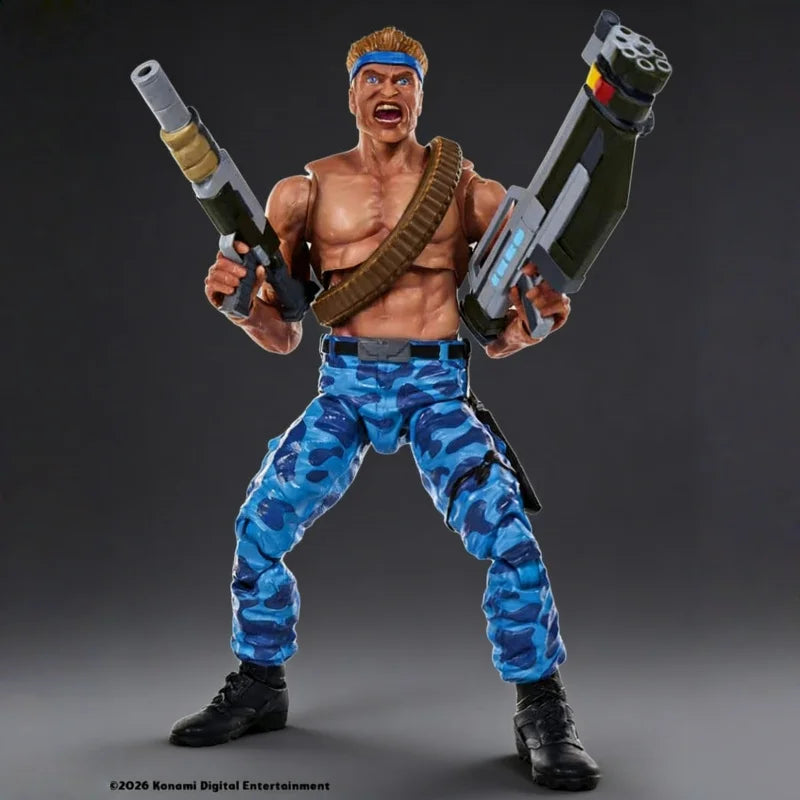 Hot Sale Premium Dna 1/12 Contra Bill Rizer Lance Bean Articulated Action Figure Collectible Model Toy Desktop Ornament