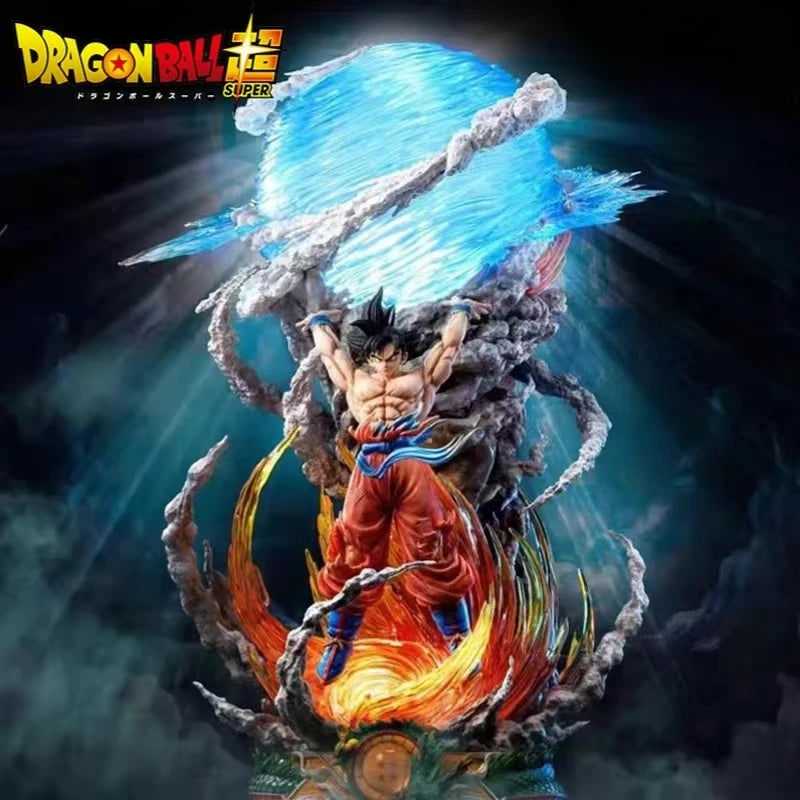 25 см Dragon Ball Аниме Spirit Bomb Sou Goku Екшън фигурка Super Saiya PVC модел статуя кукла колекция декорация играчки подарък