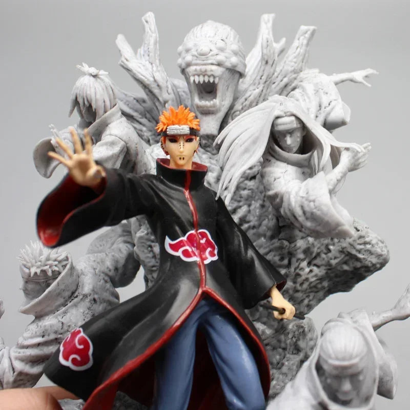Naruto Anime Figure Akatsuki Pain Gk Figurine Pvc Statue Model Doll Desktop Ornament Collectible Desk Decora Toys Kid Xmas Gifts