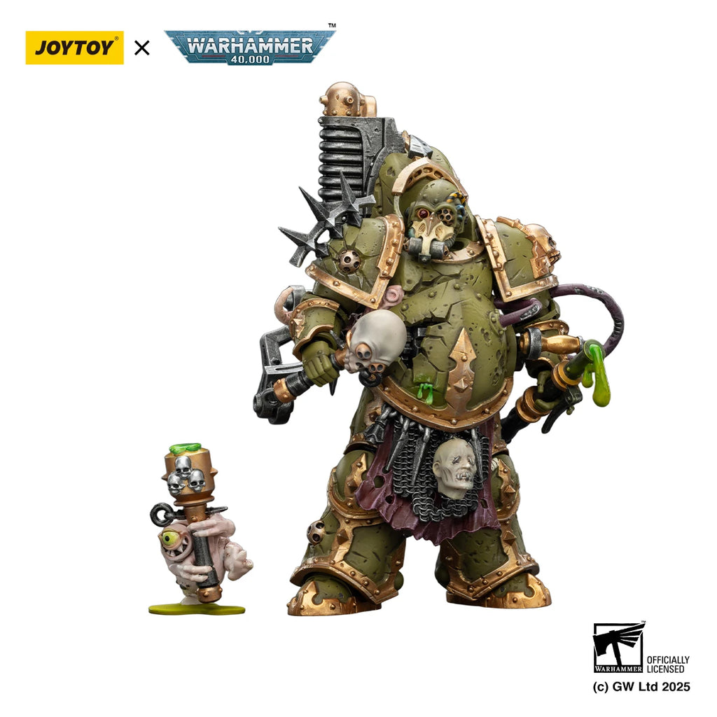 【Pre-sale】JOYTOY Warhammer 40K Death Guard Foul Blightspawn with Plague Sprayer 1/18 Action Figure  Toy