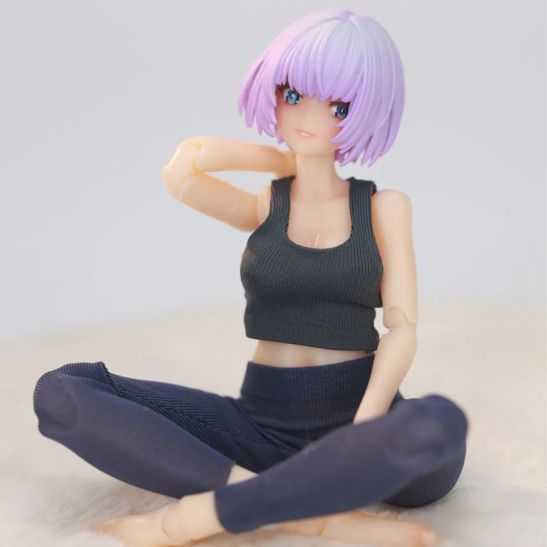 Manatee Industry 1/12 Scale Collectible Inanna Desktop Wars Series Mobile Suit Girl Yoga Limited Action Figure Full Set Model