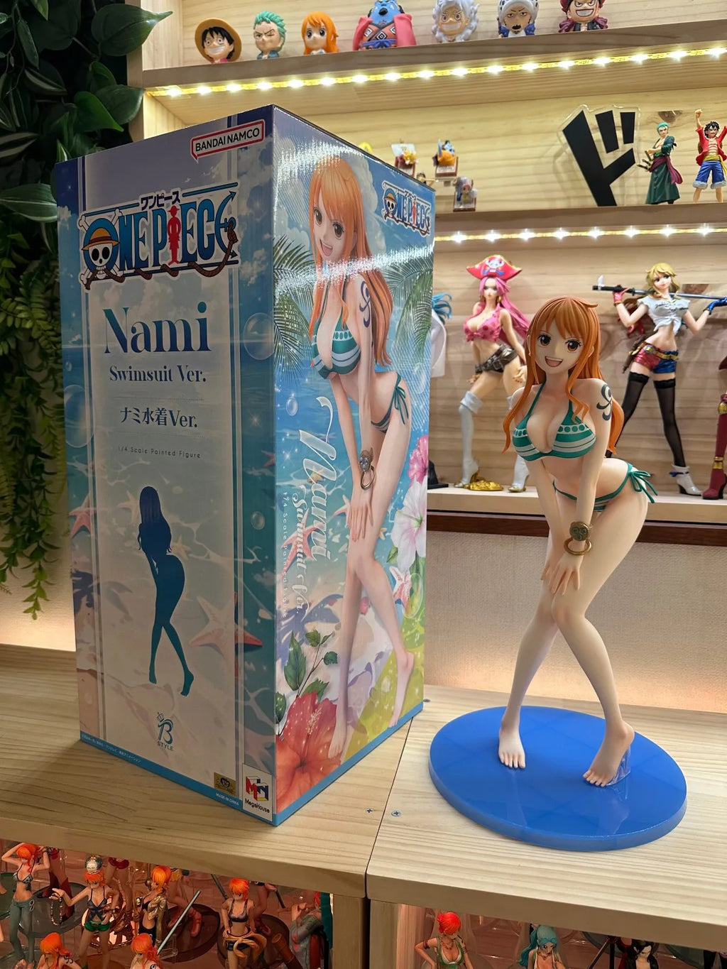 In Stock Original FREEing B-style ONE PIECE Nami Swimsuit Version Anime Figure 1/4 Statue Ornament