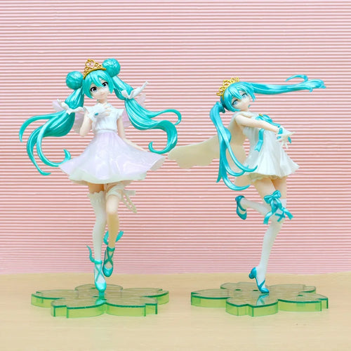 1 Stück Anime Hatsune Miku Actionfigur Modell Geschenke Sammlerfiguren für Kinder 18-21cm