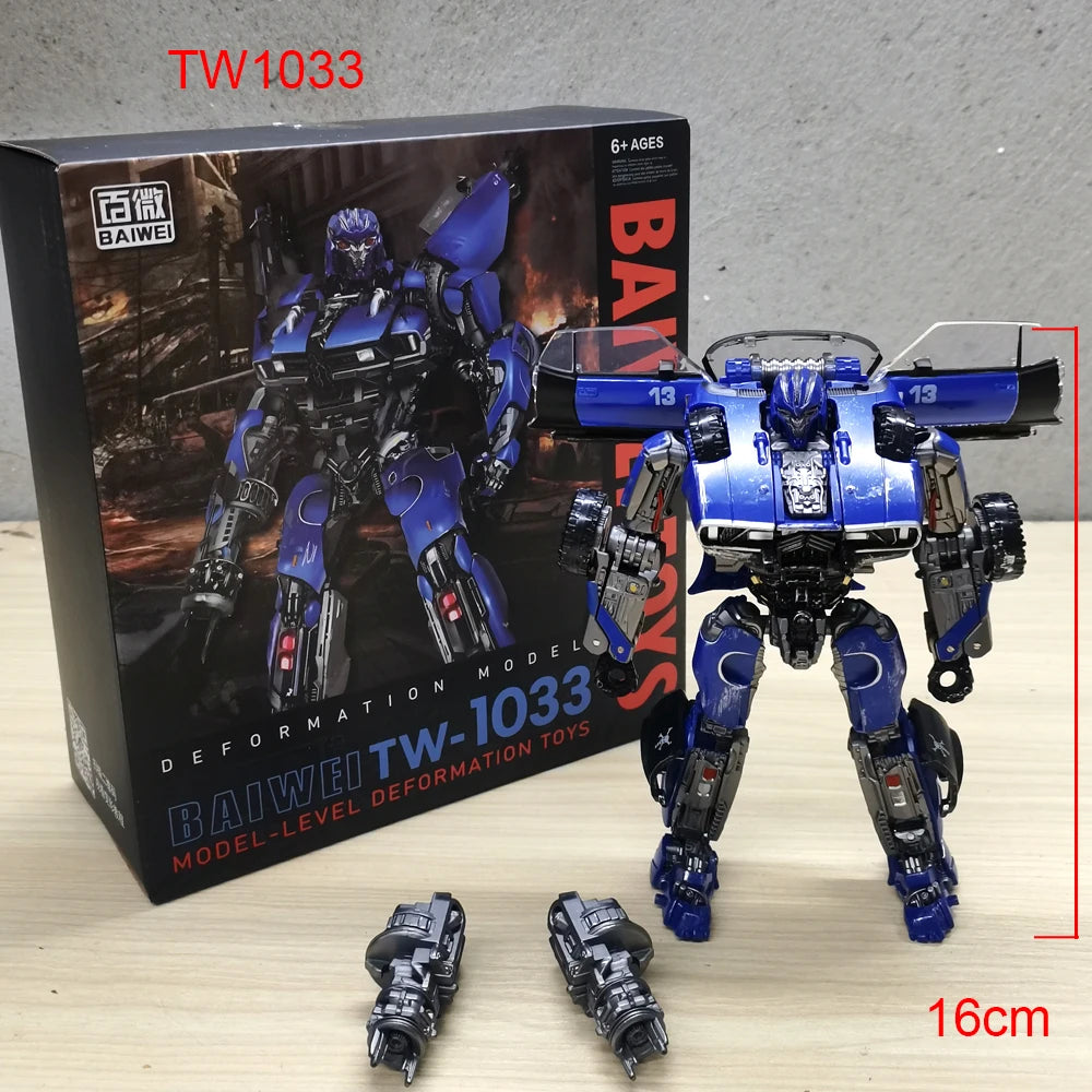 Transformation Toys BAIWEI TW1033 Dropkick Blue Warrior CY01 Mirage SS46 SS105 Car Action Figure Deformation Robot Anime Model