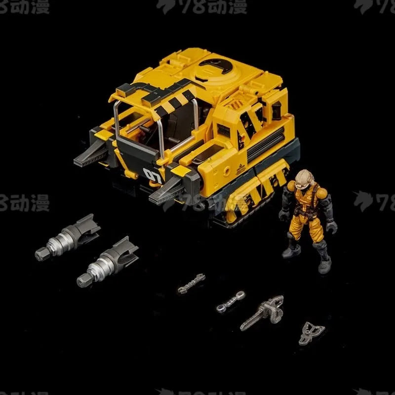 Acid Rain War Original Machine Series K6 Jungle Chapur HETT 600k\Beaver Engineering Vehicle WF4W Set Action Figure Model Toys