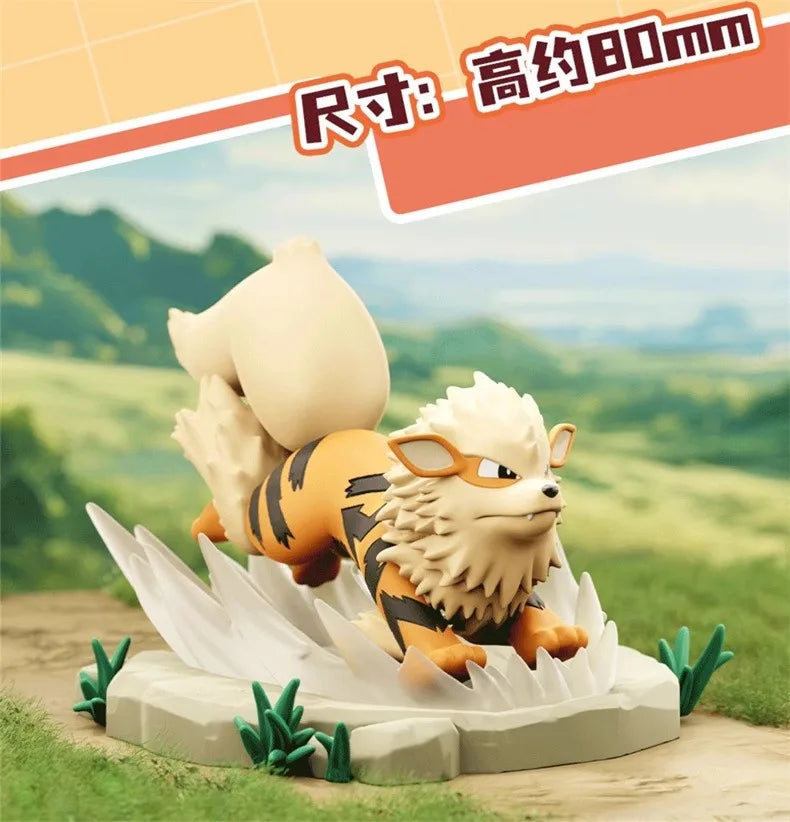 Genuine Pokemon Anime Action Figures Charizard Blastoise Arcanine Lapras Venusaur‌ Dragonite Furniture For Display Birthday Gift