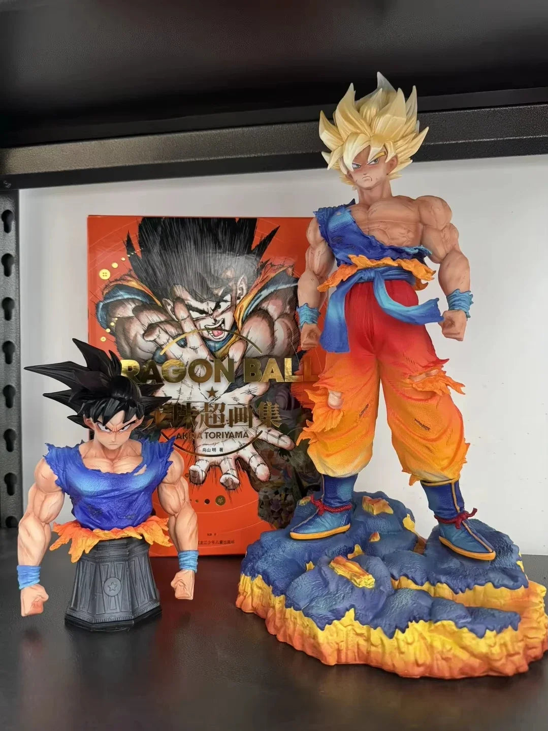Dragon Ball Goku Anime Figur Super Saiyajin Serie 35cm Son Goku Figur Action Modell PVC Sammlung Ornament Geburtstagsgeschenke