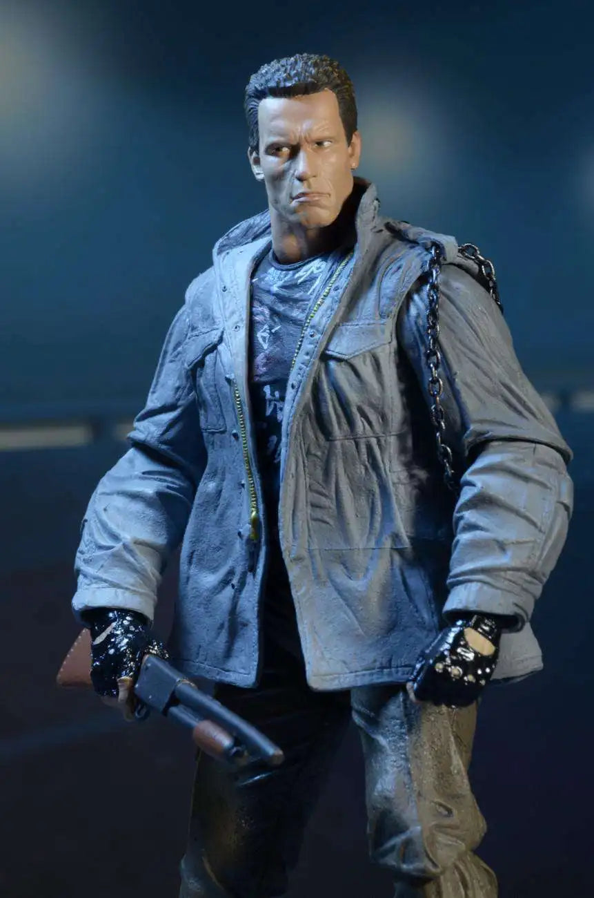 NECA 51911 Toys Terminator Action Figure Ultimate T-800 Tech Noir Action Figures Collection Original Model Gift Doll Statue 18cm