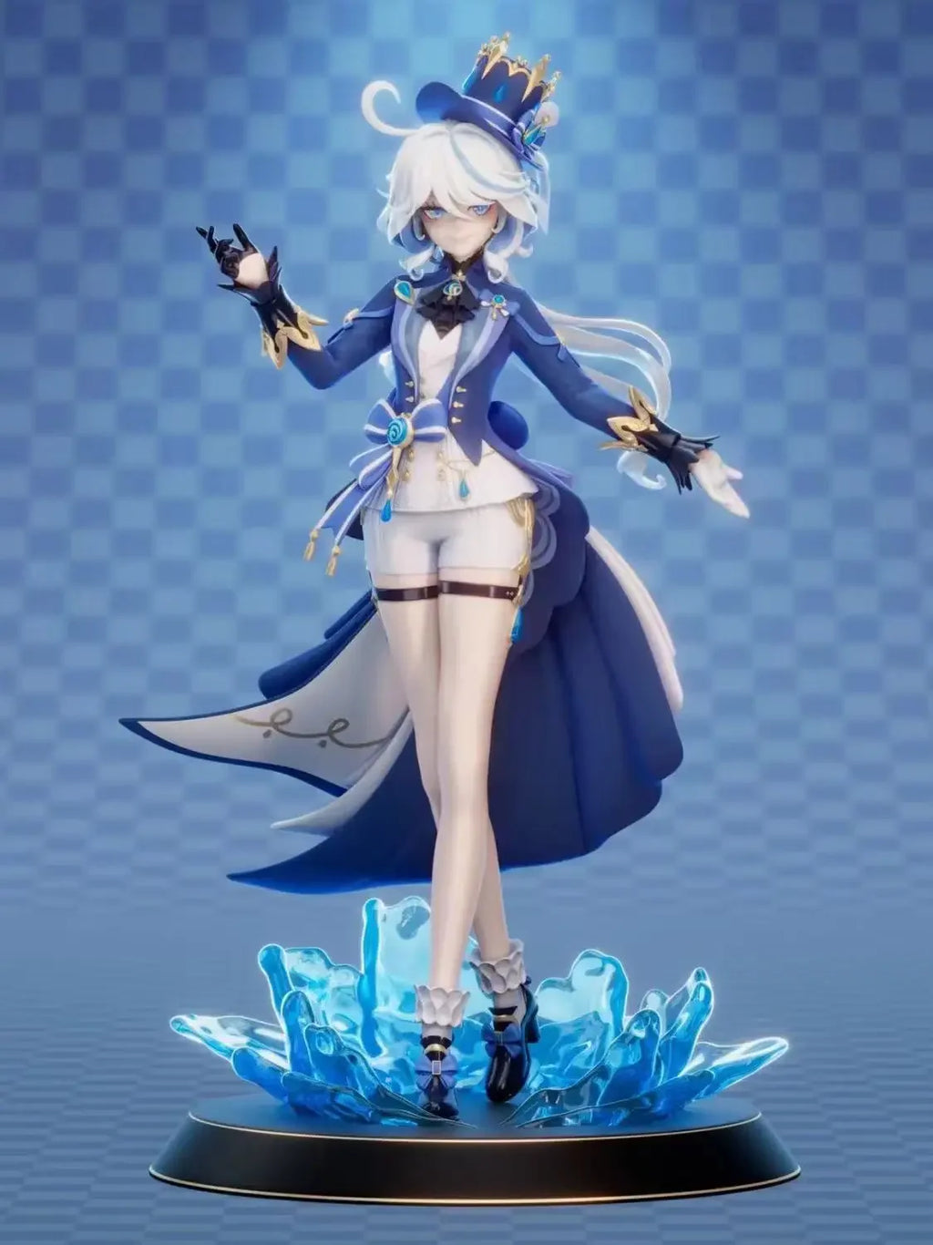 29cm Hot Game Genshin Impact Anime Girl Figures Furina Focalors Decoration Ornaments Figurines Doll Model Kids Toys Fans Gifts