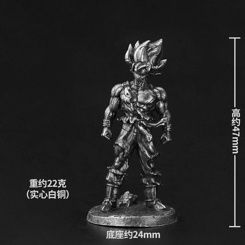 Metal Cupronickel Cartoon Miniature Soldier Model Toys Board Game Anime Peripheral Ornament Accessories Game Piece Figurine Toys