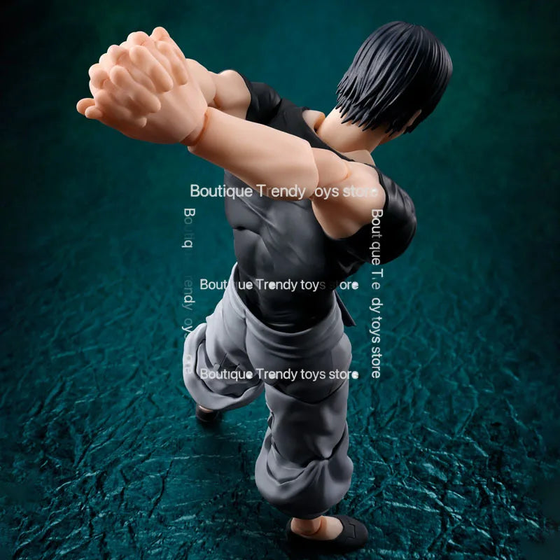 In Stock BANDAI Original S.H.Figuarts JUJUTSU Toji Fushiguro Satoru Gojo SHF Action Figure Model Gift for Kid Foam Box Packaging