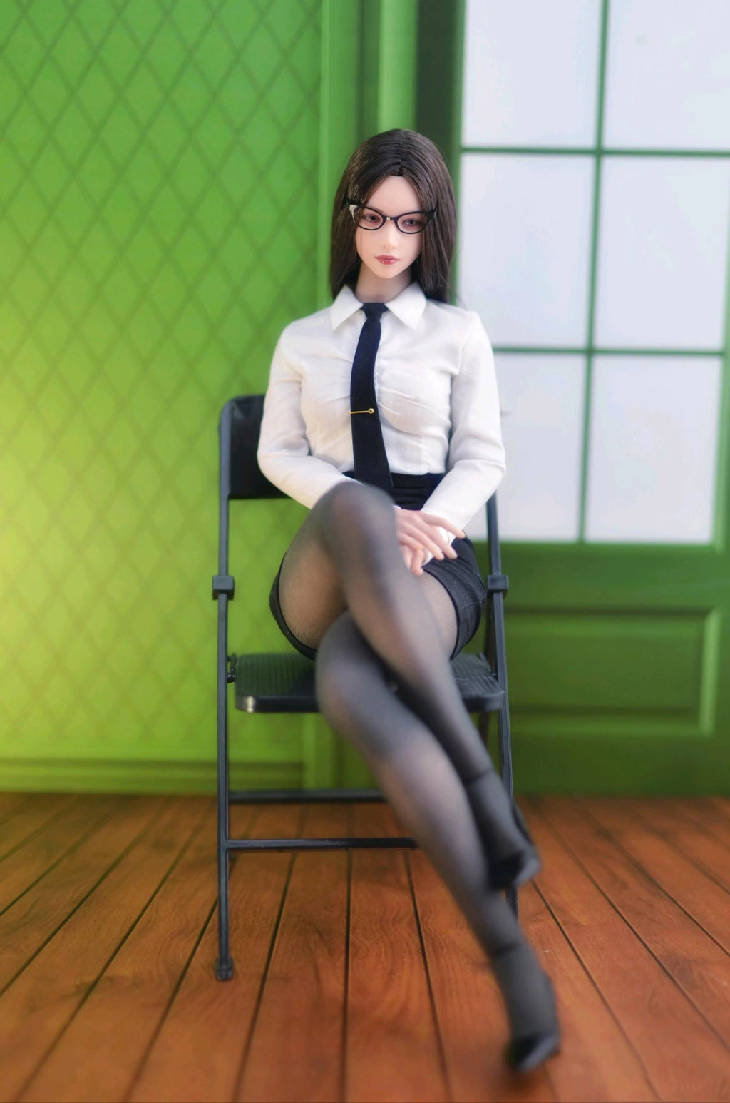TBLeague 1/6 Scale female clothes white elastic shirt skirt fit 12'' action figure body model