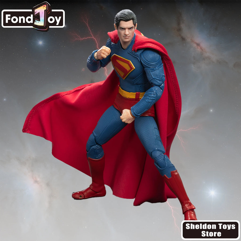 Fondjoy Superman (2025) Action Figure Toys DC Hero Model Movable Doll Fans Collection Clark Kent Figure Ornament Gifts Kal-El