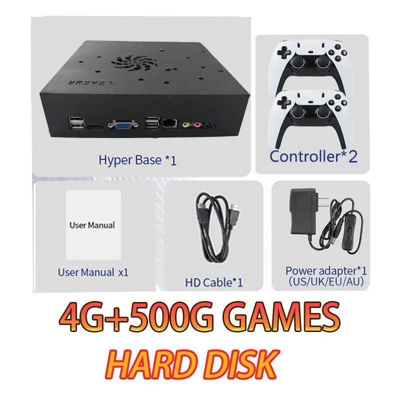 Retro Gaming Console 70000+ Games 2TB T8 Loaded For Wii PS2 DC PSP GAMECUBE Plug-and-Play On TV Windows 11 Children's Gift