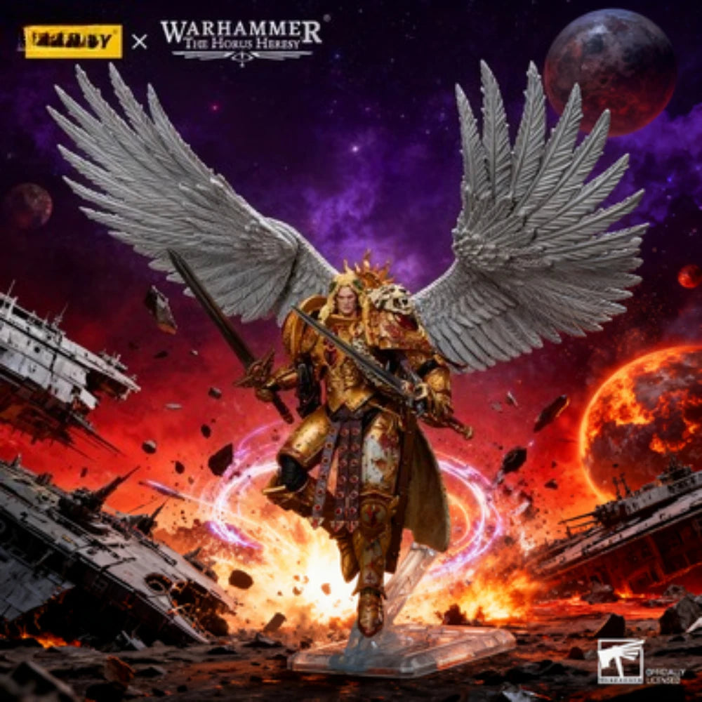 JOYTOY Action Figure Model Warhammer 40K 1/18 Scale Blood Angels Sanguinius Primarch of The IXth Legion Toys for Collection Gift