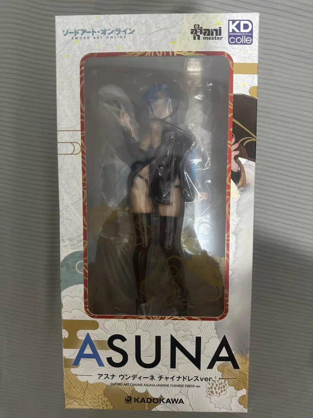 Original Genuine AniMester Kadokawa Prepainted KDcolle Sword Art Online Asuna Undine Chinese Dress Ver. 1/7 H=231mm Anime Figure