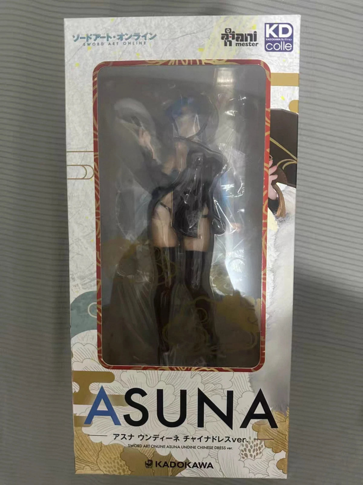 Original Genuine AniMester Kadokawa Prepainted KDcolle Sword Art Online Asuna Undine Chinese Dress Ver. 1/7 H=231mm Anime Figure