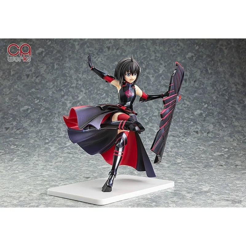 In Stock Original Chara-ani GSC CAworks Honjō Kaede Black Rose Armor Ver Anime Humanoid Toys Gifts Decoration Collection