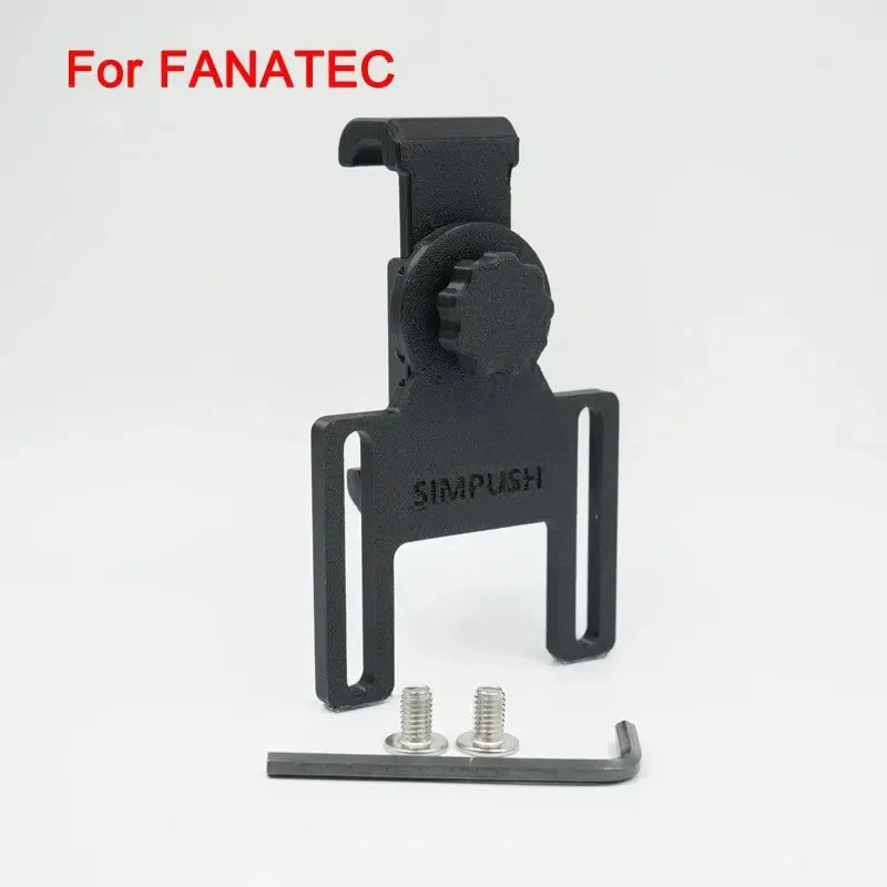 Universal Adjustable Phone Holder Mount Stand Compatible with MOZA R5 R3 R9 R12 FANATEC SIMAGIC Base - Easy Install