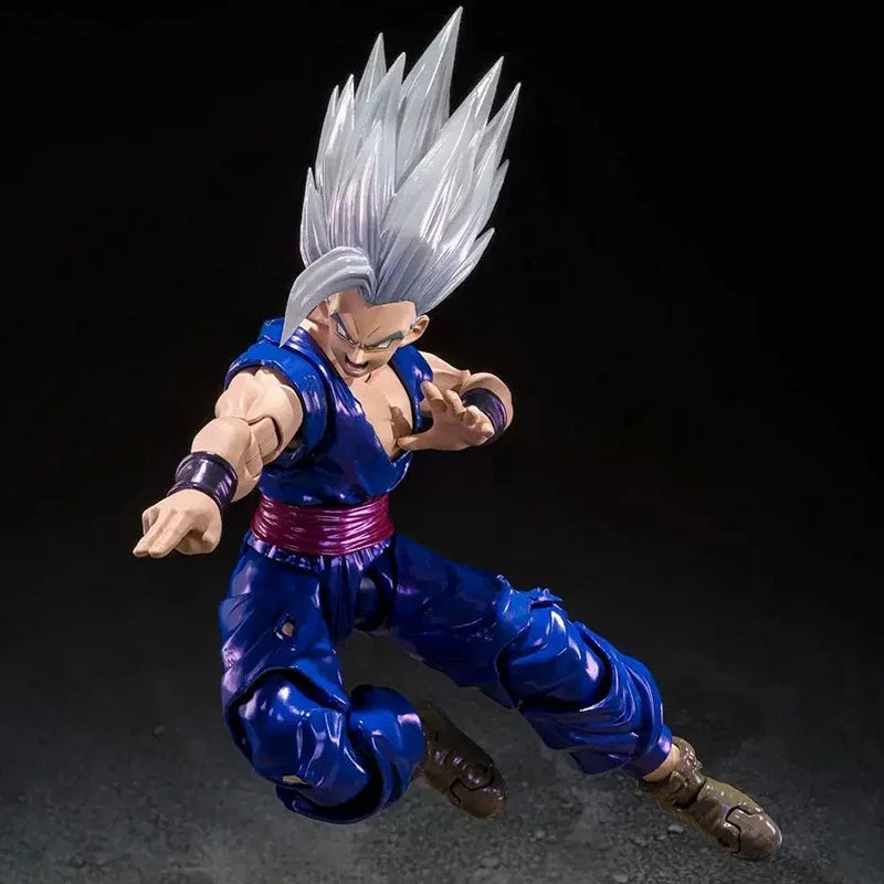Dragon Ball Exclusive Edition Son Gohan Beast Action Figure PVC Movable Collection Anime Shf Super Saiyan Gohan Figurine Toys