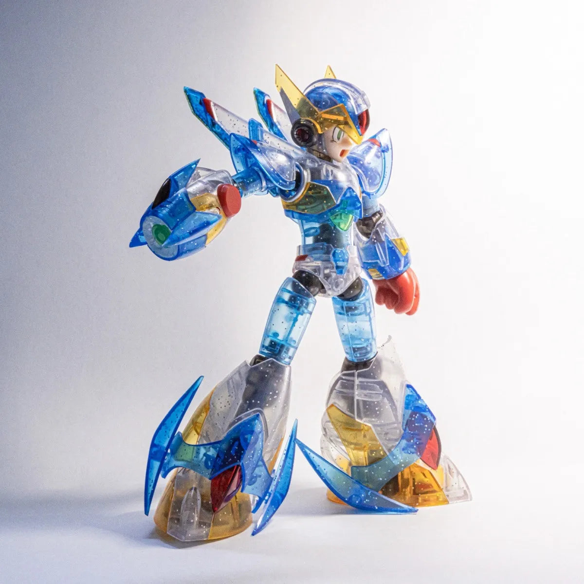 【IN STOCK】New SS Model RockMan X Colour-through Falcon Armor KO KP701 Anime Action Figure Megaman X5 Mega Man Assembly Model Toy