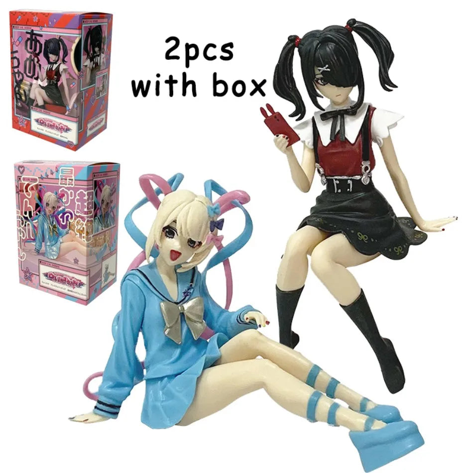 HOT! Aixlan NEEDY GIRL OVERDOSE Figure Rain KAnge PVC Action Figure Amine Adult Anime Girl Statue Collectible Figurine Toys Gift