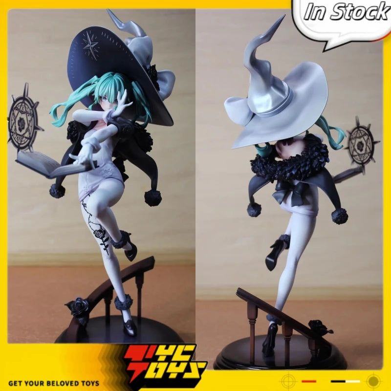 New In Stock 25CM Original RIBOSE RISE UP SERIES 1/8 Hatsune Miku Fantasia Witch PVC Anime Figures Model Toy Collection Gifts