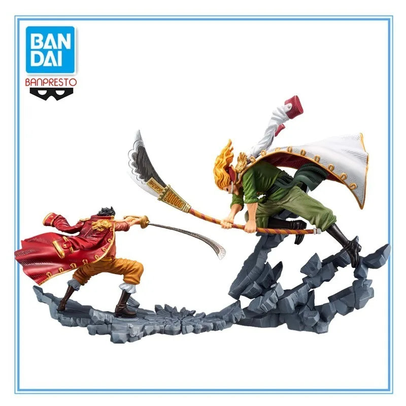 Auf Lager Original Bandai BANPRESTO ONE PIECE Gold D Roger Edward Newgate MANHOOD-SPECIAL Ver. Anime-Charakter-Sammelfigur, Spielzeug, Geschenk