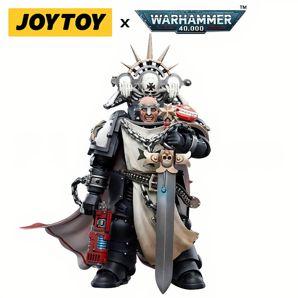 1/18 JOYTOY Action Figure 40K Black Templar Figure And Mechas Anime Model Toy