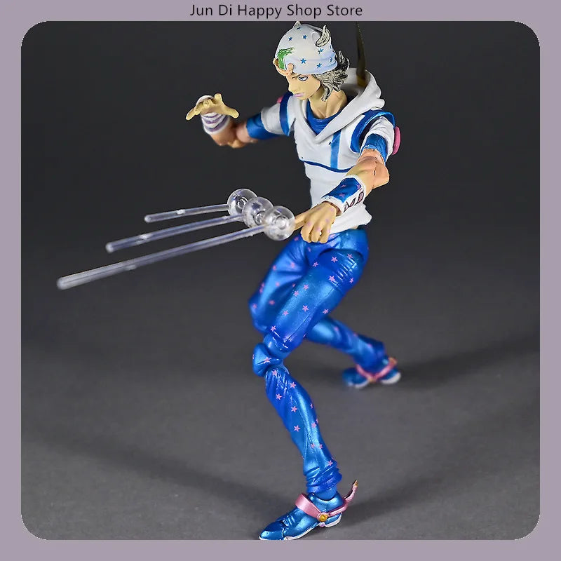 JoJo's Bizarre Adventure Jonathan Joestar Steel Ball Run Articulated Figure Model Statue Collectible Decoration Ornament Toy Gif