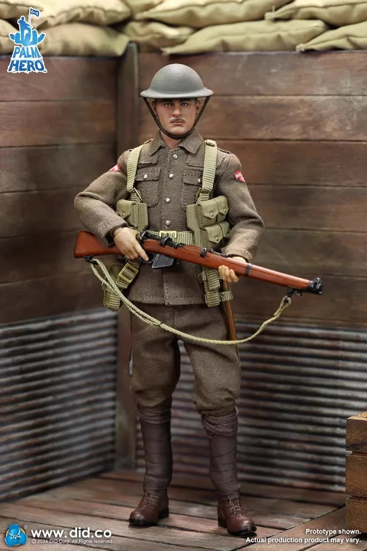 DID XB80028 1/12 Male Soldier British Infantry Albert Brown Full Set 6'' Action Figure Model Toy In Stock