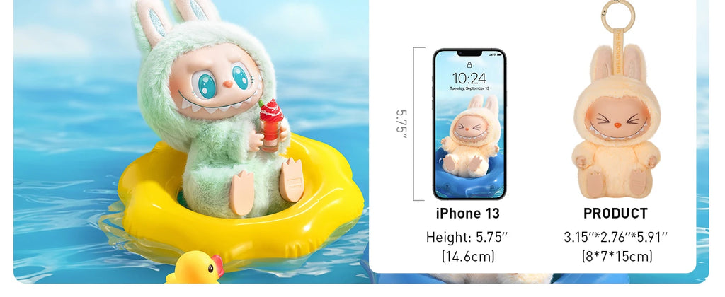 POP MART Labubu Puppe „Die Monster haben Platz“ Überraschungsbox mit zufälliger Vinylfigur, süßes Sammlerplüschtier, Geschenk, Schreibtischdeko für Fans