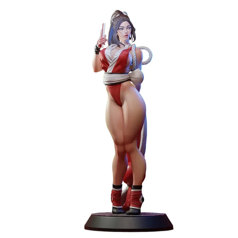 Mai Shiranui Miniature Figure 1:24 Resin Model Kit Unpainted Plastic Model Kit  Anime Figure A582