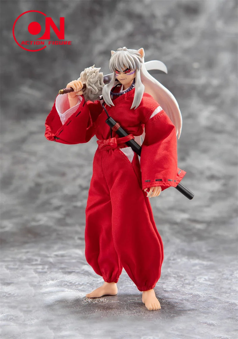 In Stock Anime-land Dasin/Great Toys/GT Inuyasha 1/12 Scale 16cm/6 Inch SHF/S.H.F PVC Action Figure Model